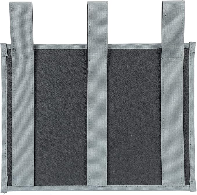 Falaku Hanging Bedside Caddy,Bedside Organizer Caddy for Bed Rails(4 Pockets-Grey)