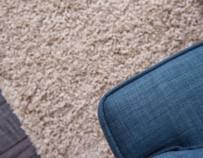 Unique Loom Solid Shag Collection Area Rug (2' 2" x 3' 1" Rectangle, Taupe)