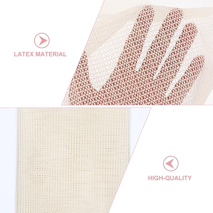 Generic Latex Anti-Skid Rug Pads Beige Non-Slip Cushion for Hard Floors Carpets Sofas Protective Thick Mat with Strong Grip and Cut