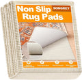 Songrey Non-Slip Rug Pad 6x9 FT, Extra Thick Carpet Pads for Hard Surfaces, Prevents Sliding and Secures Rugs, Provides Floor Protection with Comfort Cushioning