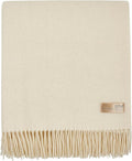 | Wool Blanket/Throw | 100% New Zealand Wool | Perfect for Home and Outdoors | Virgin Wool Throw with Fringes 67"x79" (170 x 200 cm)