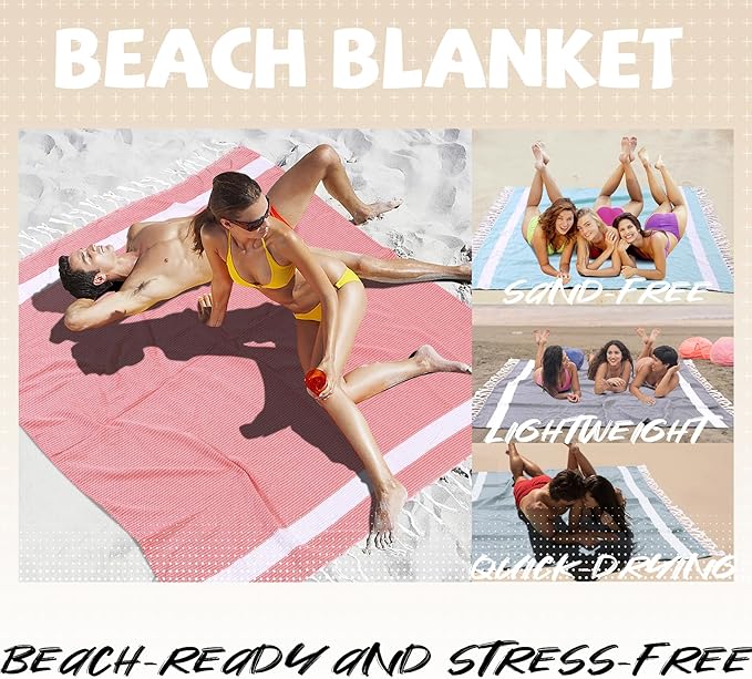 Breathable Bedspread Woven Blanket Cooling Queen Full Size Quilt Thin Comforter Boho Bed Bedroom Thing Girl Aesthetic Preppy Stuff Cute Accessories Girly Room Aesthetic College Student Dorm Decor Pink