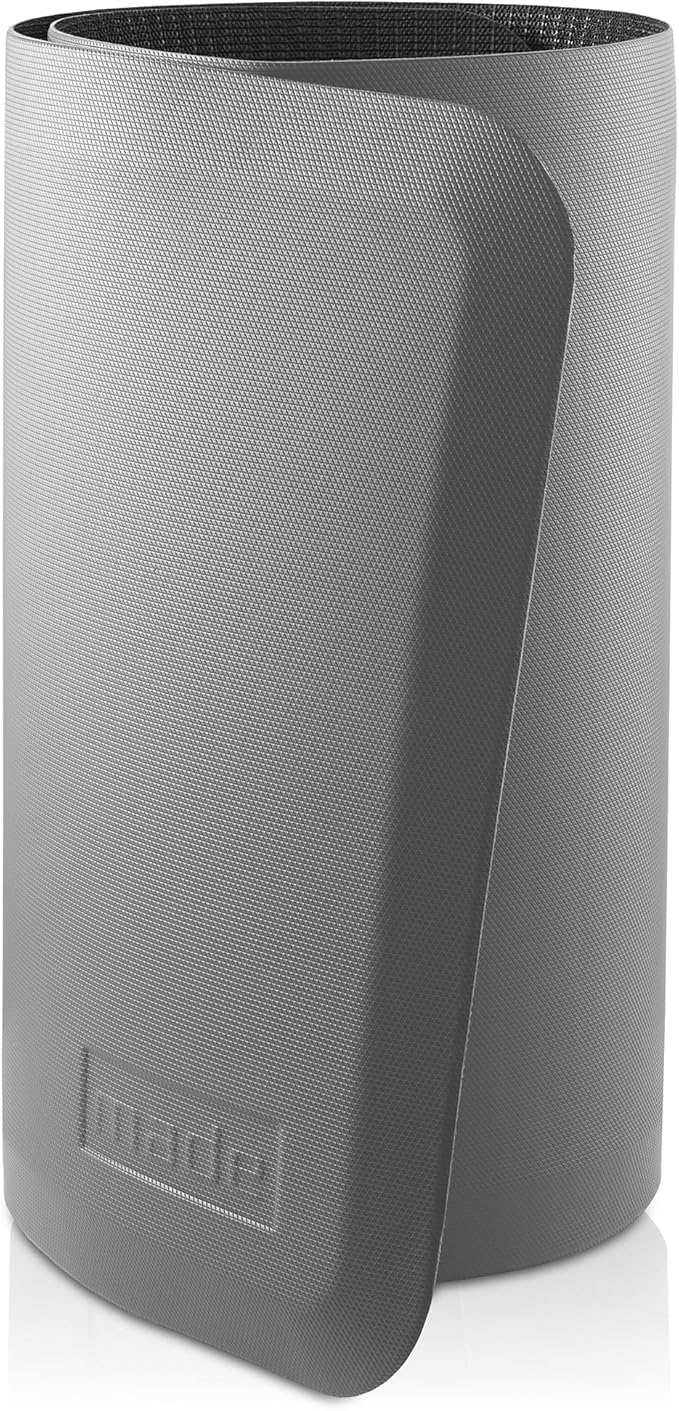 Made Medical 73" x 24" Bedside Non-Slip Fall Mat for Elderly - Fall Prevention Anti-Skid Pad with Beveled Edge Anti-Fatigue Floor Mat, Gray