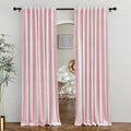 RYB HOME Velvet Room Divider Curtains for Space Separation, Noise Reduce Barrier for Nursery, Large Window Curtains for Sliding Glass Door, Blush Pink, W 62 x L 84, 2 Panels Set
