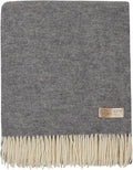 New Zealand Virgin Wool Throw Blanket, Indoor & Outdoor, Soft Blanket with Fringes, 55 x 79 in (140 x 200 cm)