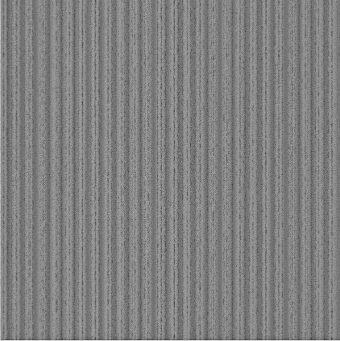 Ottomanson 3'11" x 15' Hallway Runner with Scraper Pile - Extra Durable Non-Slip Rug Mat for Indoor & Outdoor Use - Ideal for Kitchen, Entryway & Garage - High-Traffic Carpet, Gray