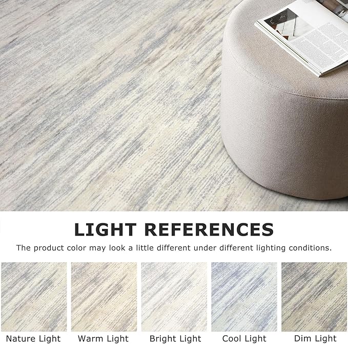 5x7 Modern Area Rug for Bedroom, Gray Beige Neutral Multi Large Gray Beige Neutral Multi Super Soft Rug with Non-Slip, Non-Shedding Rugs for Living Room, Indoor Door Mat for Home Décor