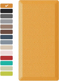 Ophanie Kitchen mats for Floor, 3/4 inch Thick, Kitchen Rugs, 20''x48'' Anti Fatigue Standing Cushioned Mat, Waterproof,Comfort Ergonomic mat for Office, Home, Sink, Orange Non-Slip Bottom
