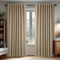 Deconovo Blackout Curtains, Thermal Insulated, W70 x L84 2 Panels, Back Tab, Machine Washable, Room-Darkening Drapes for Bedroom/Living Room Khaki