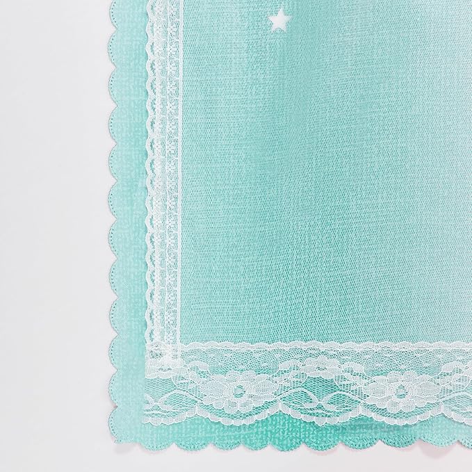 XiDi Curtains for Bedroom Decor, Rainbow Pink Purple Green 34/90/1
