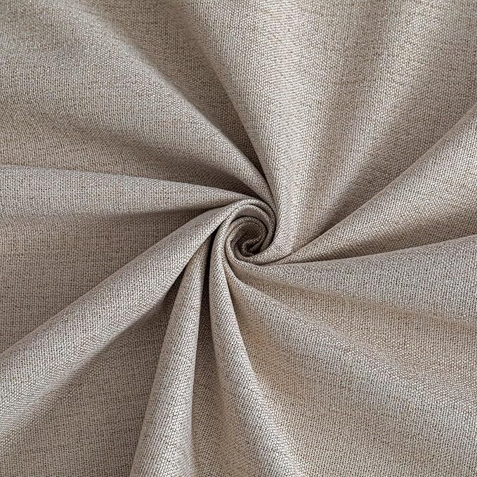 100% Blackout Curtains 96 Inch Length 2 Panels Set, Black Out Curtains for Living Room, Beige Thermal Insulated Grommet Drapes Bedroom Luxury Decor Privacy(70W × 96L inch, Beige)