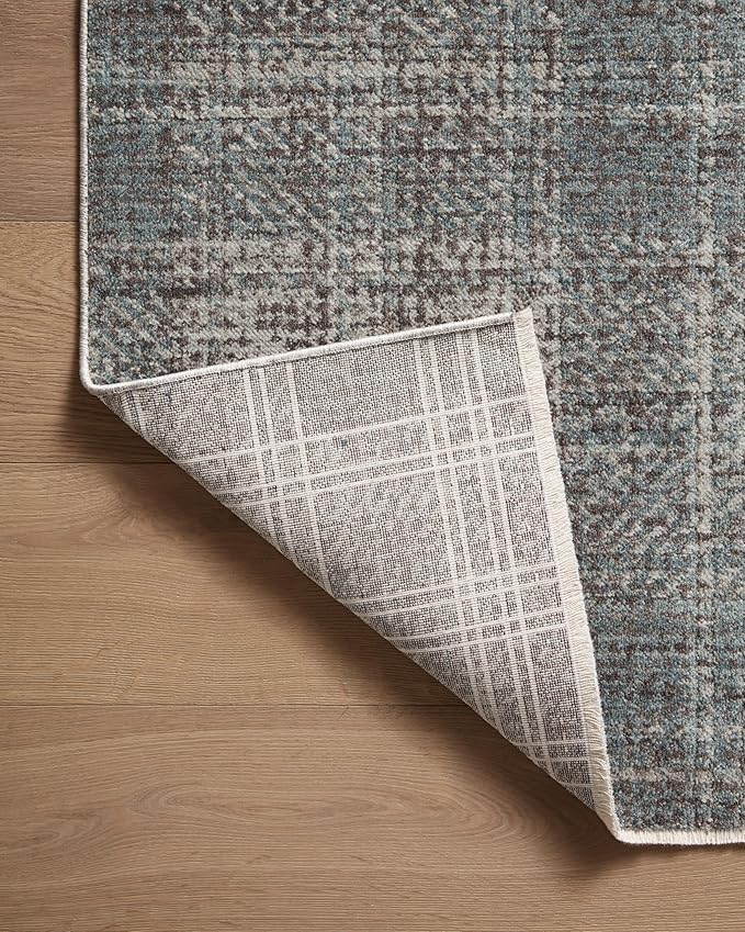 Loloi Angela Rose Ember Collection EMB-09 Denim/Charcoal 5'-3" x 7'-6" Area Rug