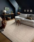 Loloi Chris Loves Julia Calvin Collection CLV-02 Ivory/Oatmeal 2'-7" x 10'-0" Runner Rug Checkered Neutral Soft Living Room Bedroom Carpet