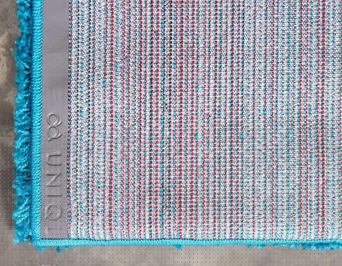 Unique Loom Solid Shag Collection Area Rug (6' 1" x 9' Rectangle, Turquoise)