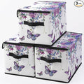 Stackable Clothes Storage Bins with Lids,Closet Organizers Fabric Box for Home and Office,Blanket Clothes Organizers,Under Bed Storage Containers 3 Pack.