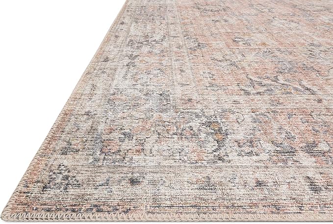 Loloi II Skye Collection SKY-01 Blush/Grey 2'-3" x 3'-9" Accent Rug