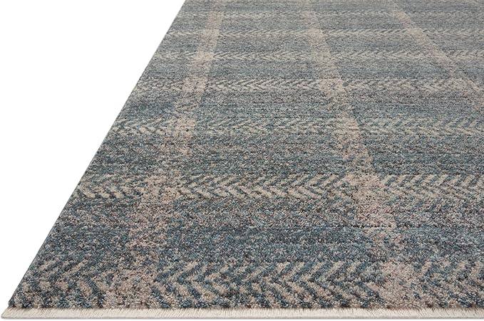 Loloi Angela Rose Ember Collection EMB-03 Blue/Beige 9'-6" x 13'-1" Area Rug