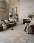 Loloi Amber Lewis Bexley Collection BEX-01 Natural/Birch 9' x 13' Area Rug Neutral, Textured, Living, Bedroom, Dining, Carpet
