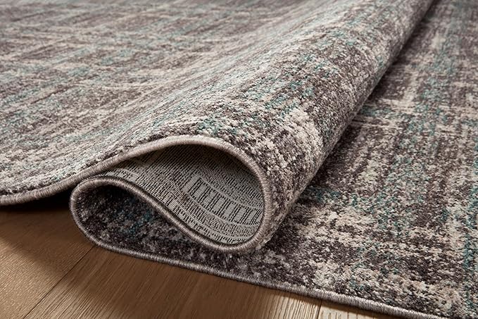 Loloi Angela Rose Ember Collection EMB-08 Espresso/Multi 2'-7" x 7'-6" Runner Rug