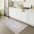 Fame Rugs Modern Oushak Rug 3x5, Washable Vintage Turkish Colorful Oriental Antique Inspired Foldable Small Area Rugs, Luxury Living Room Bedroom (995BO, 2'6" x 5')