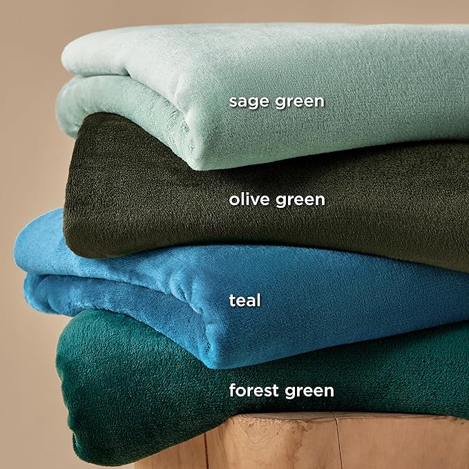 Bedsure GentleSoft Fleece Blankets King Size Teal - Bed Blanket Soft Lightweight Plush Cozy Fuzzy Luxury Microfiber, 108x90 inches