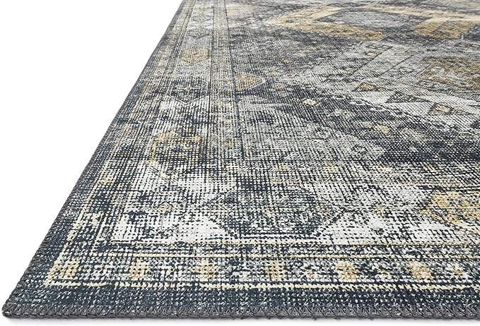 Loloi Skye Collection SKY-09 Graphite/Silver 9'-0" x 12'-0" Area Rug