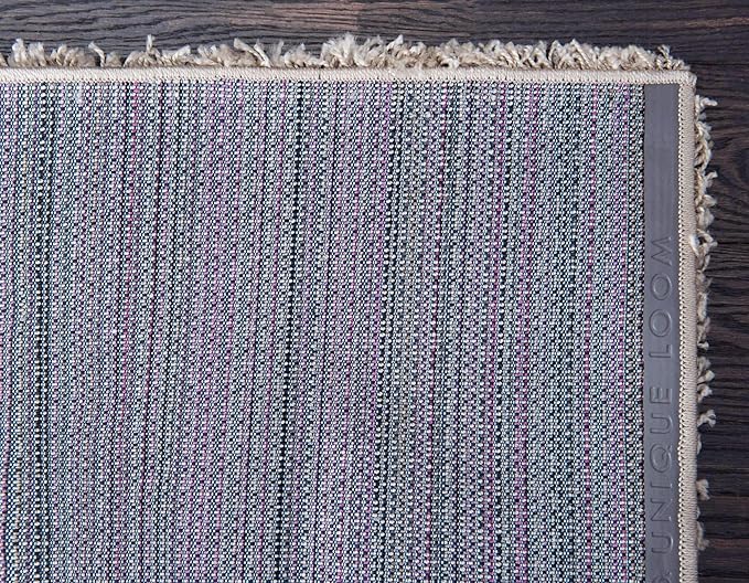 Unique Loom Solid Shag Collection Area Rug (4' 1" x 6' 1" Rectangle, Taupe)