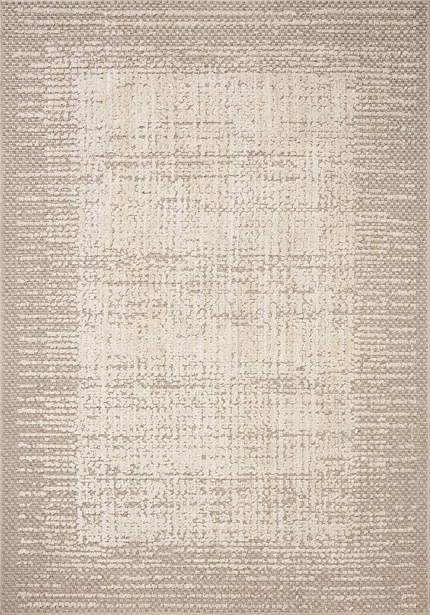 Loloi Amber Lewis Bexley Collection BEX-06 Natural/Taupe 2'-7" x 10'-0" Runner Rug Neutral, Textured, Living, Bedroom, Dining, Carpet