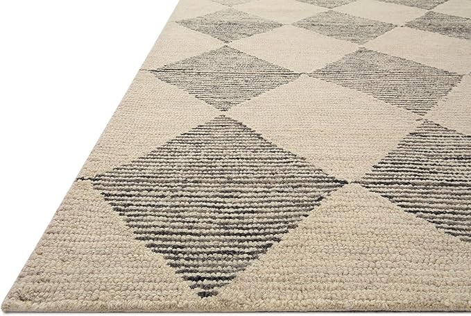 Loloi Chris Loves Julia Francis Collection FRA-01 Beige/Charcoal 8'-6" x 12' Area Rug