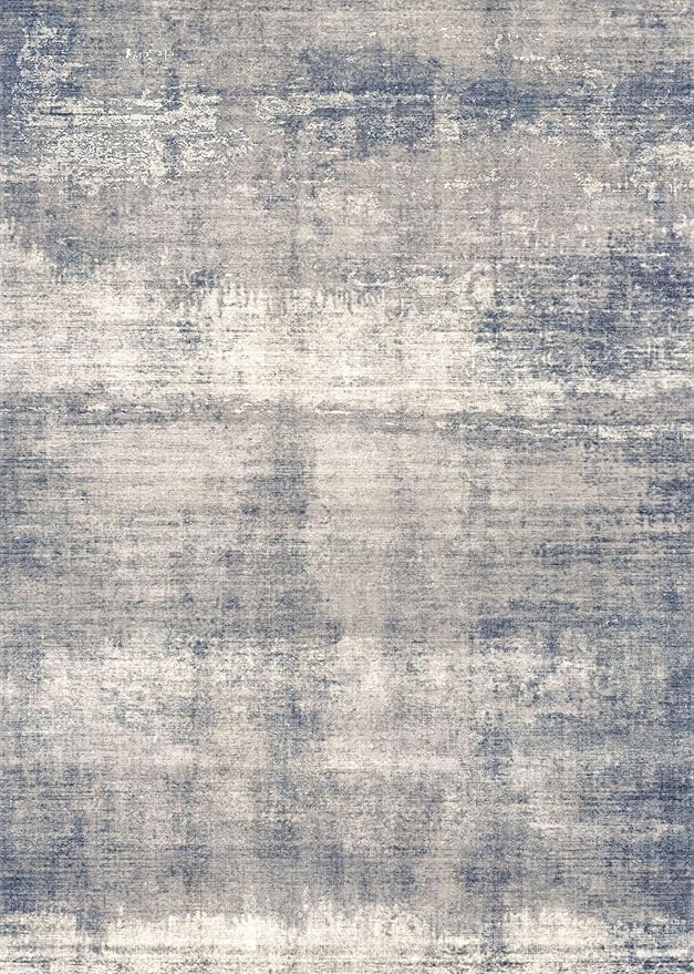 6x9 Area Rug, Ultra-Soft Washable Rug for Living Room, Dinner Room, Bedroom, Non-Slip Modern Abstract Rug, Indoor Carpet Large Area Rug, Grey/Navy
