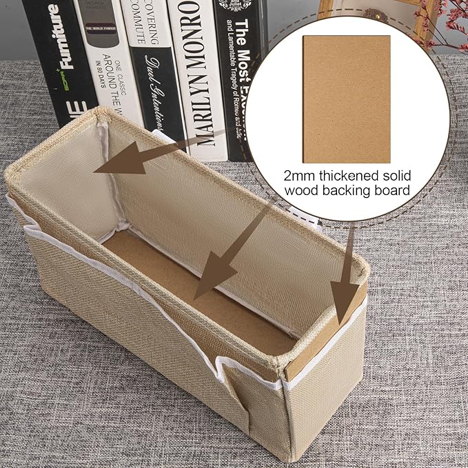 Bedside Caddy, bedside organizer, Hanging Organizers, Storage Bags with Self-adhesive on The Back to Hang Over Beds for Headboards, Bunk Bed, Car Seat Back Organizers (Upgraded Version Beige)