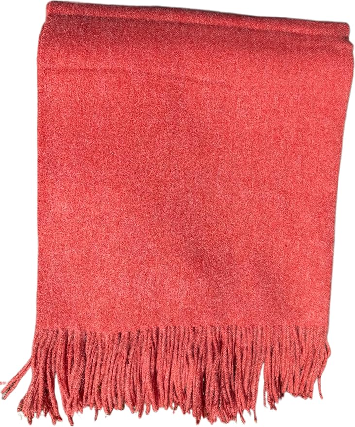 Alashan Cashmere Blend Ripple Finish Woven Throw (Afterglow)