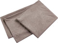 Oubonun 100% Jersey Cotton Body Pillow Cover with Zipper - Luxury Soft Removable Pillow Case - Long Fuzzy - Knitted (Light Brown, 21"X54")