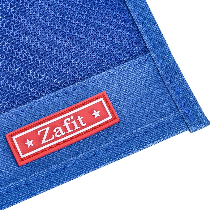 Zafit Bedside Storage Organizer - Table Cabinet Organizer Caddy for Remotes, Phone, Glasses (Classic 4 Pockets - Blue)