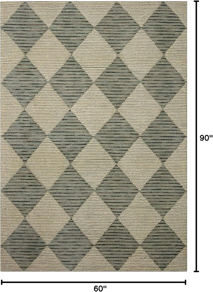 Loloi Chris Loves Julia Francis Collection FRA-01 Spa/Granite 5'-0" x 7'-6" Area Rug