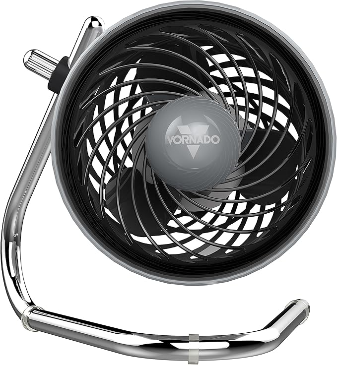 Vornado Pivot Personal Air Circulator Fan, 6-inch, Quiet Portable Travel Fan, 3 Speeds, Storm Gray