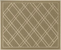 SlipToGrip Universal Door Mat, Plaid Design - Khaki, 42 x 35 - Anti Slip, Durable and Washable, Outdoor and Indoor Floor Welcome Mat - Front Door, Dust Absorbent