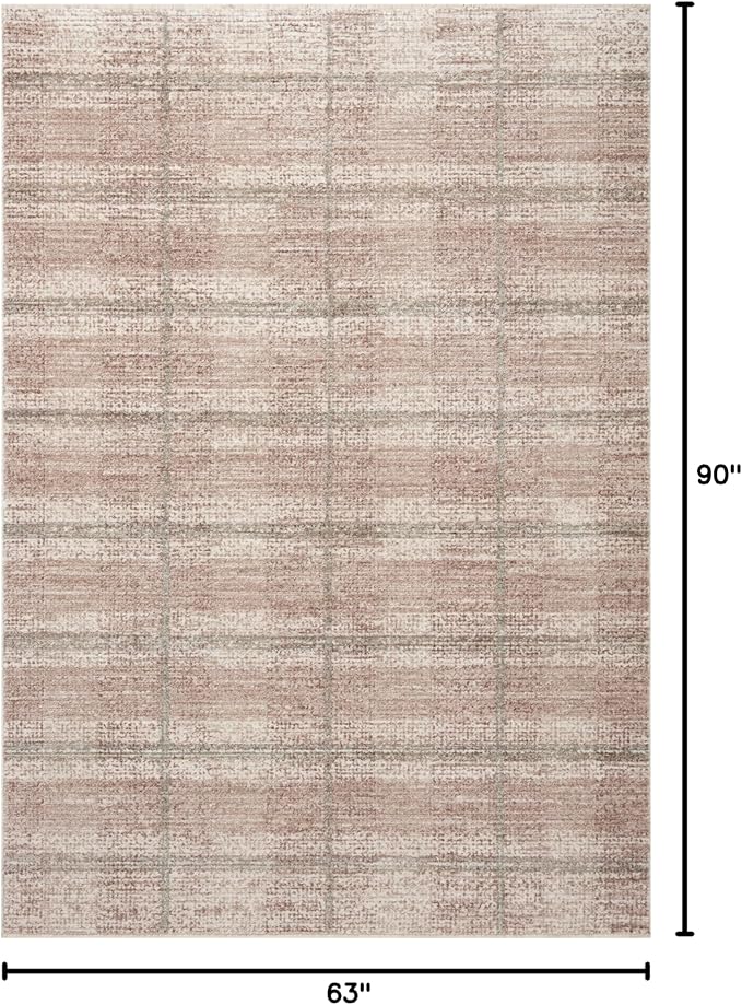 Loloi Angela Rose Ember Collection EMB-06 Clay/Mist 5'-3" x 7'-6" Area Rug