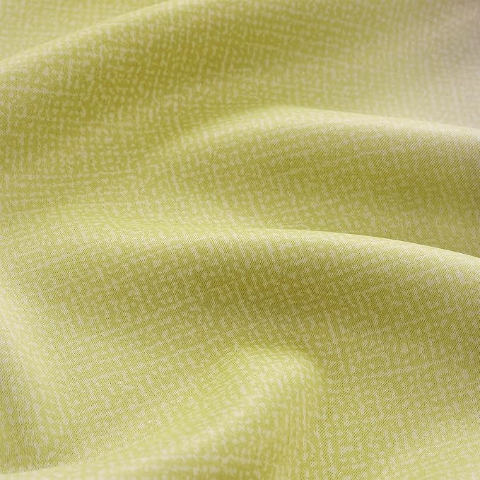 XiDi Yellow & Rainbow Curtains for Kids & Girls Room - Blackout, Grey & Green 52x63 Inch Long 1 Panel with Unicorn Wall Decals
