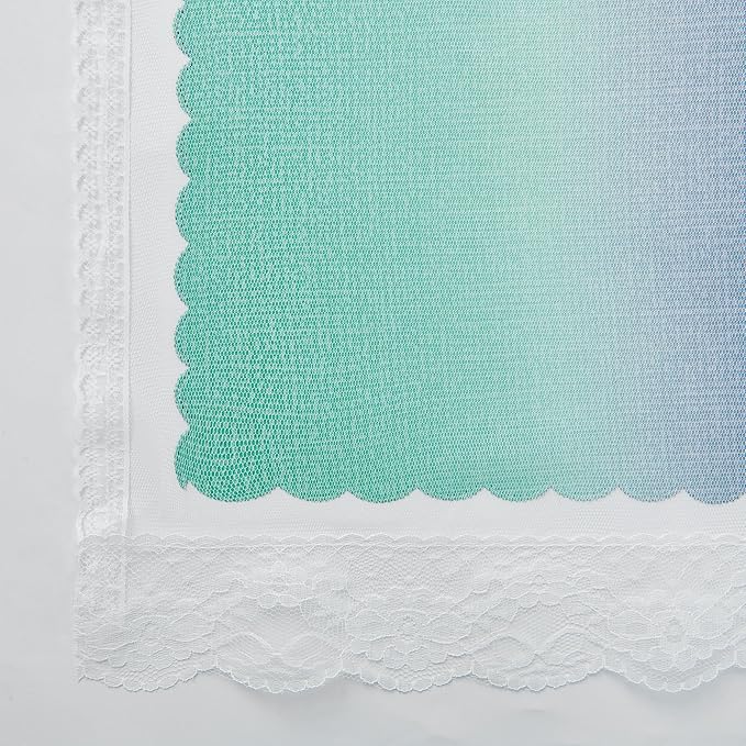 XiDi Curtains for Bedroom Decor, Rainbow Purplgreen grey34/54