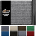 GORILLA GRIP Waterproof Traffic Guard Door Mat, 47x35, Heavy Duty Entryway Mats, Strong Rubber Back Commercial Utility Rugs for Office Hallway, Garage Floor and Home, Low Profile Carpet, Light Gray