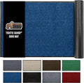 GORILLA GRIP Waterproof Traffic Guard Door Mat, Heavy Duty Entryway Mats, Strong Rubber Back Commercial Utility Rugs for Office Hallway, Garage Floor and Home, Low Profile Carpet Runner, 29x17, Blue