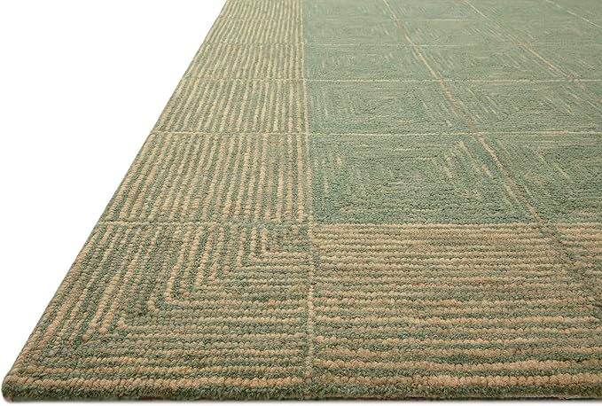 Loloi Chris Loves Julia Francis Collection FRA-02 Green/Natural 2'-3" x 3'-9" Accent Rug
