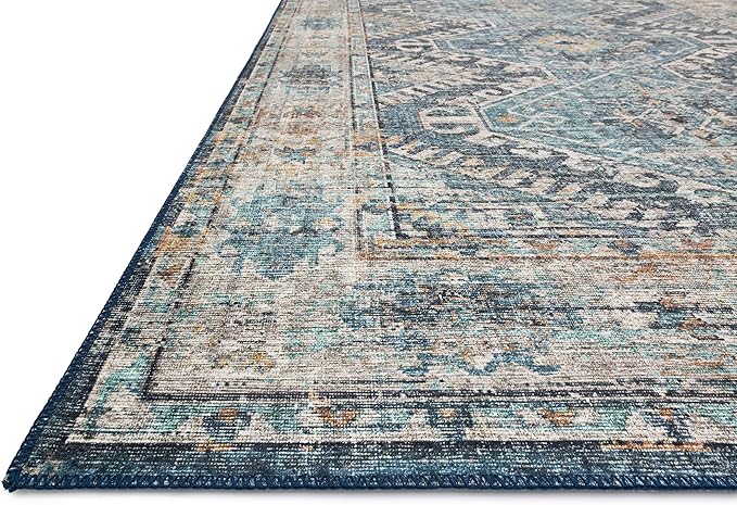 Loloi Skye Collection SKY-03 Denim/Natural 2'-0" x 5'-0" Accent Rug