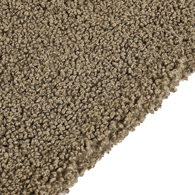 HiEnd Accents Teddy Throw Blanket, 60x90 inch, Dark Oak, Oversized Boucle Throw Blanket, Soft Cozy Classic Chic Casual Heavy Blanket, Modern Rustic Plush Comfy Warm Blanket for Bed, Sofa