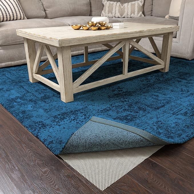 Veken 6x9 Ft Rug Pad Gripper for Hardwood Floors, Non Slip Rug Pads for Area Rugs, Thick Rug Grippers for Tile Floors, Under Carpet Anti Skid Mat, Keep Your Rugs Safe and in Place