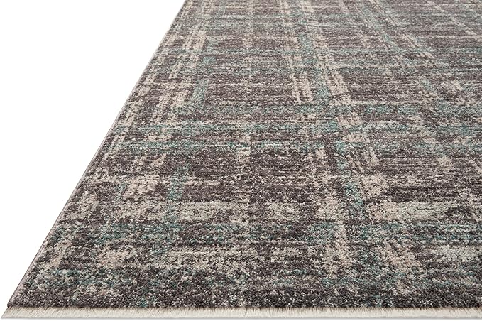 Loloi Angela Rose Ember Collection EMB-08 Espresso/Multi 18" x 18" Sample Rug