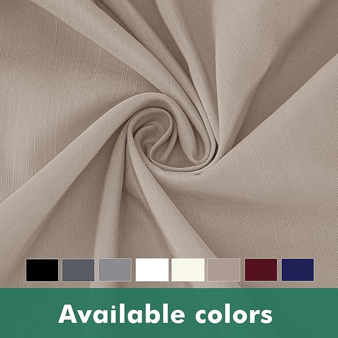 Biscaynebay Wrap Around Bed Skirts with Split Corners for King Beds 16" Drop, Light Camel Elastic Dust Ruffles Adjustable Easy Fit Wrinkle & Fade Resistant Silky Luxurious Fabric Machine Washable