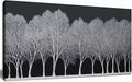 Trogonup Black and White Wall Art for Bedroom Large Forest Picture Landscape Tree Artwork for Living Room Home Office Modern Canvas Prints Ready to Hang 20"x40"