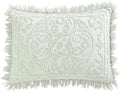 Beatrice Home Fashions Medallion Chenille Bedspread, King Sham, Sage